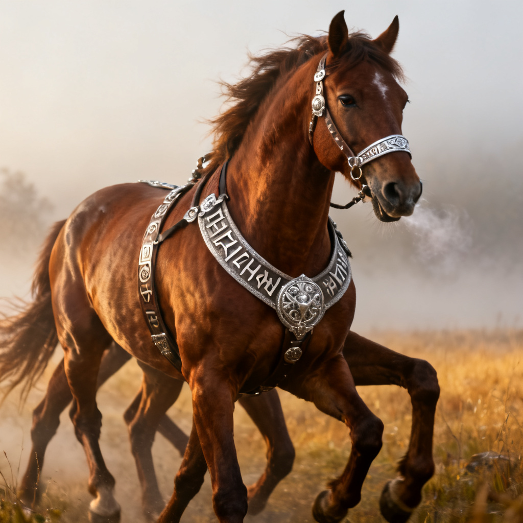 Eight legged horse
